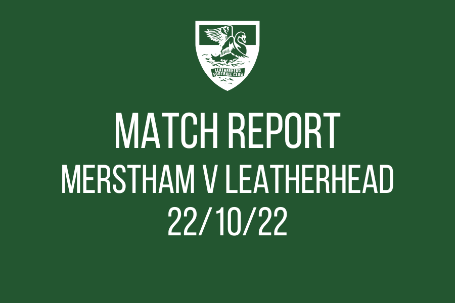 Match Report 22nd Oct