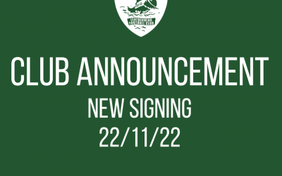 New Signing – 21/11/22