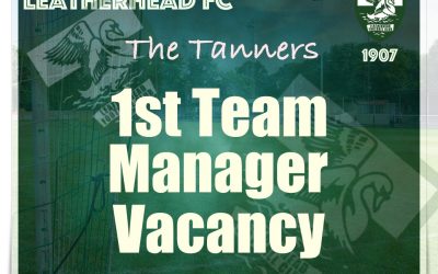 1st Team Manager Vacancy